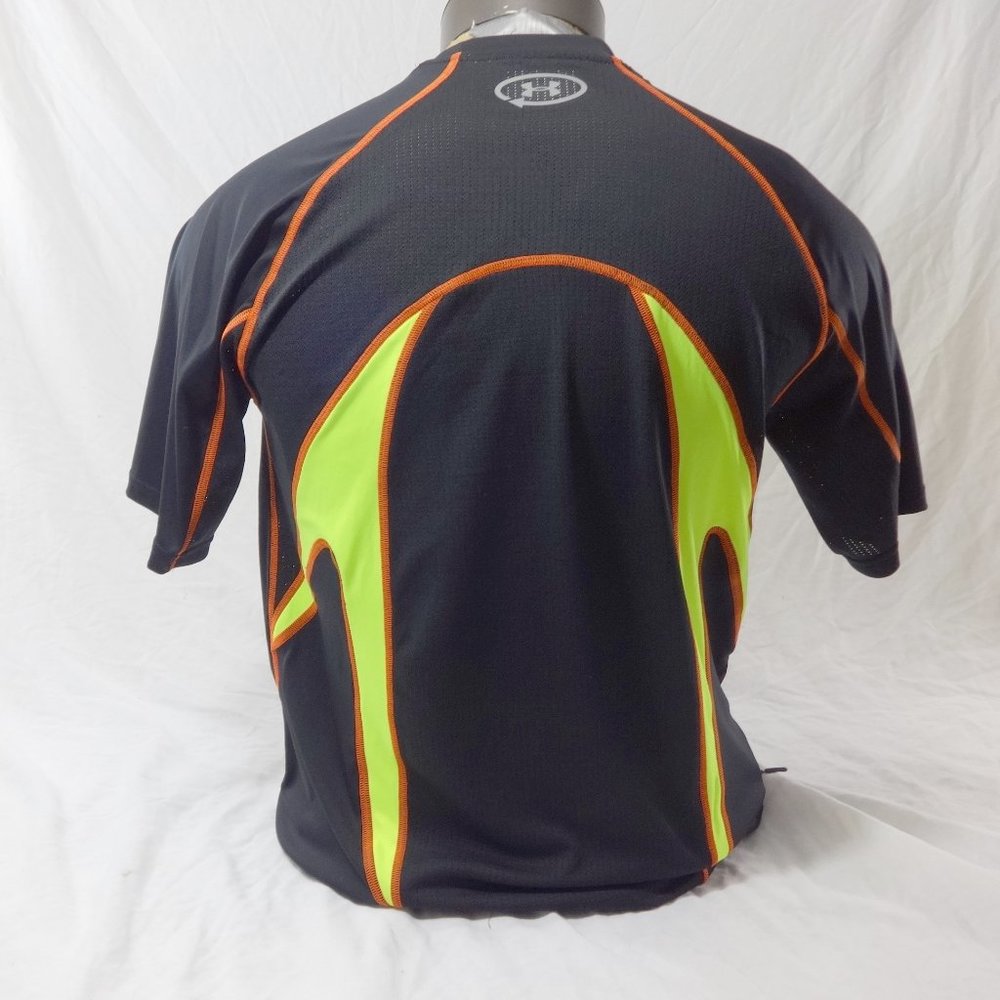 UNDER ARMOUR Black Heat Gear Shirt Size Medium - Picture 4 of 11